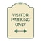 Signmission Visitor Parking Visitor Parking Heavy-Gauge Aluminum Architectural Sign, 24" x 18", TG-1824-22725 A-DES-TG-1824-22725 - alternate 1